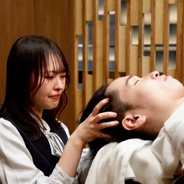ヘッドスパで気分転換