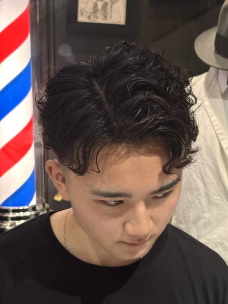 フェザーパーマ　梅田/茶屋町/barber/難波