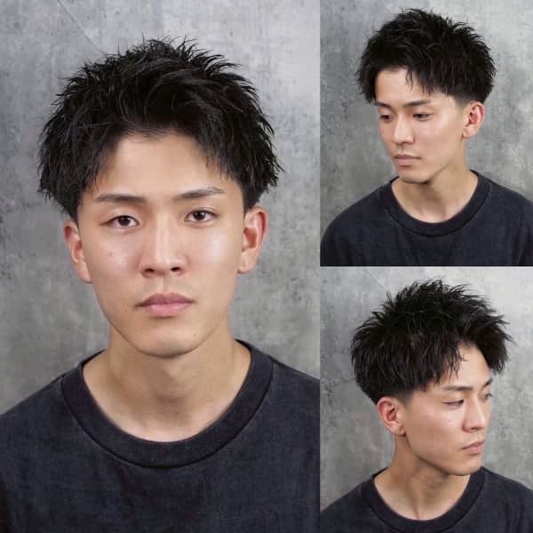王道スパイキーショート