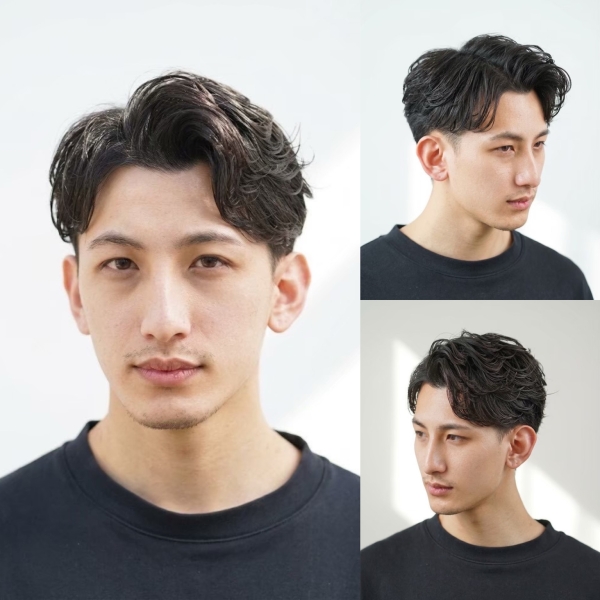 ビジネスショート×ニュアンスパーマ