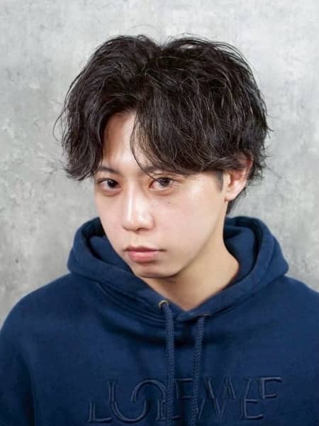 自然に決まる大人のシャドウパーマ