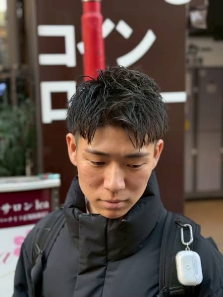 【清潔感×爽やか】王道アップバングショート