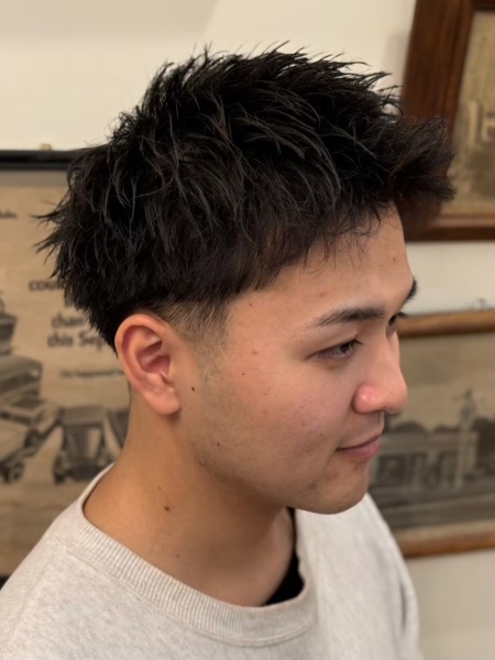 都会的アップバングショート✨