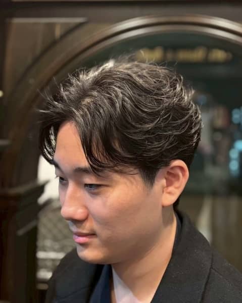 毛流れナチュラルパーマ