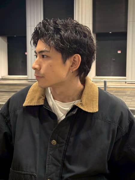 大人パーマ