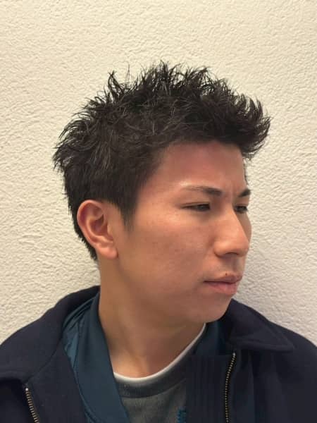 【HIRO GINZA仙台本店-/ピンパーマスパイキー】