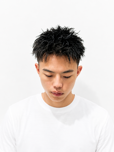 アップバングショート 梅田×難波