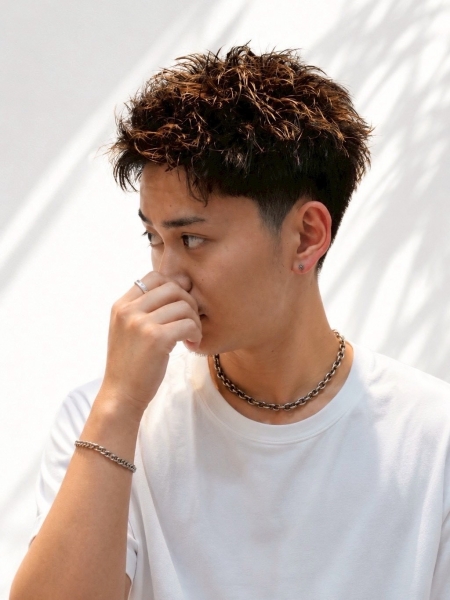 爽やかフェードで第一印象UP！20代メンズカット