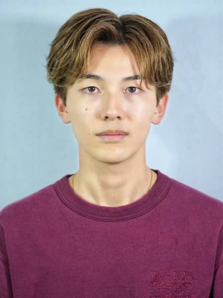 大人韓国風ニュアンスセンターパート