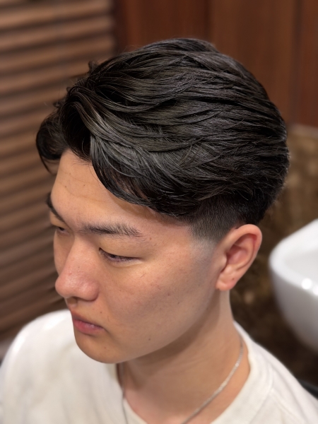 上野|テーパーフェード×ナチュラルメンズスタイル