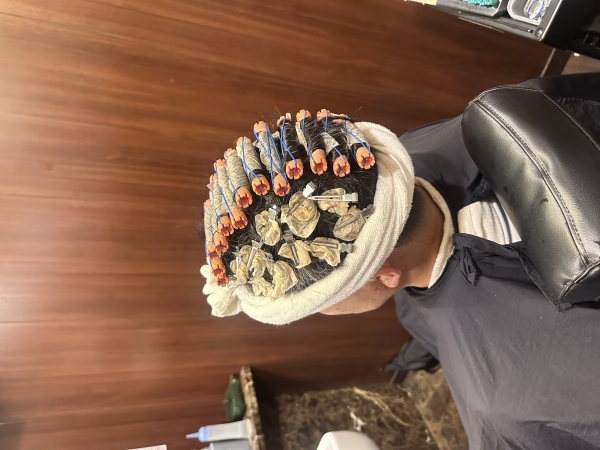 パーマ練習