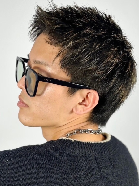 男前ワイルド束感ショート