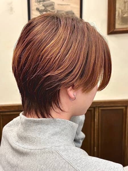「センターパートで簡単にイメージチェンジ！」