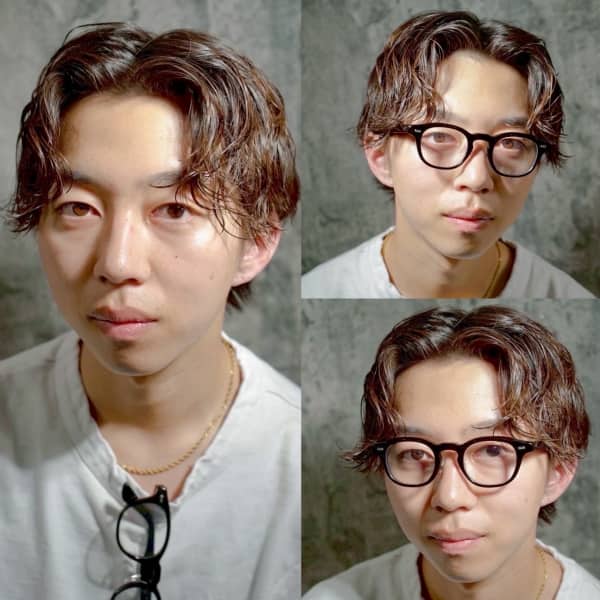 無造作パーマで作る大人の抜け感