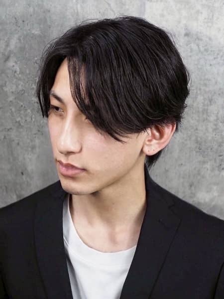 大人のセンターパート