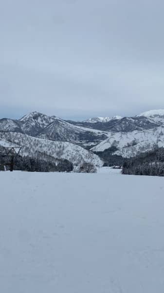 スノボからの絶景