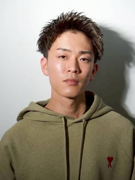 ツーブロックショート