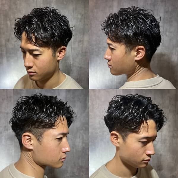 自然な質感のビジネスヘアで年末準備