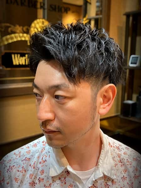 いけおじ ツーブロック 渋い 大宮