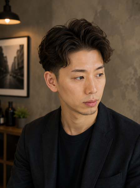 「立体感際立つ」大人のパーマスタイル