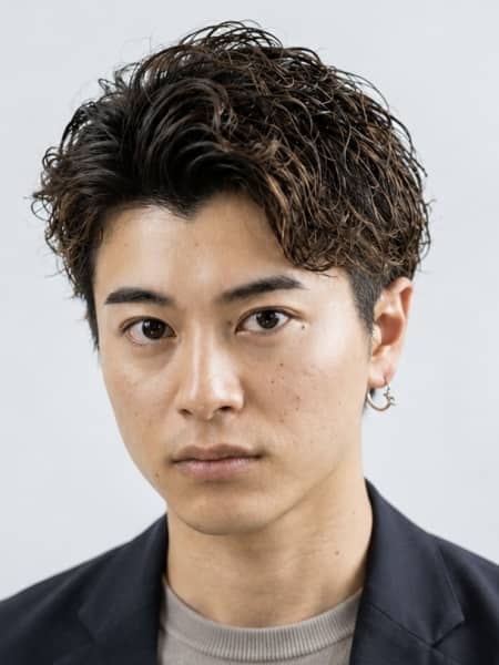 色気と清潔感を両立するパーマ