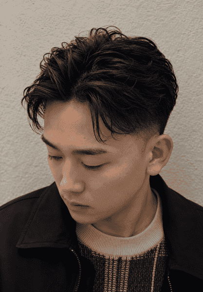 30代に似合う大人センターパート