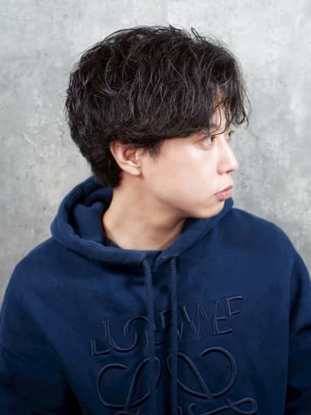 1月は緩めパーマで印象更新