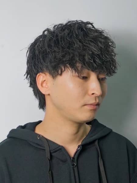 パーマで洒落る。朝5分の余裕が手に入る髪