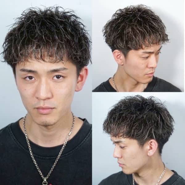 仙台で選ばられるバーバー×パーマの融合
