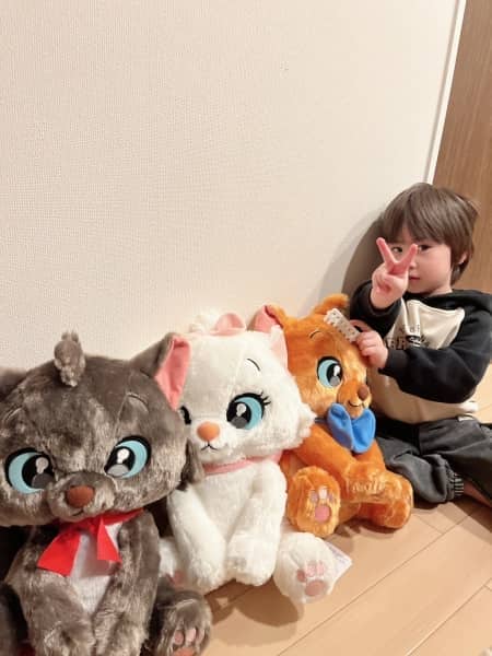 クレーンゲームにて。