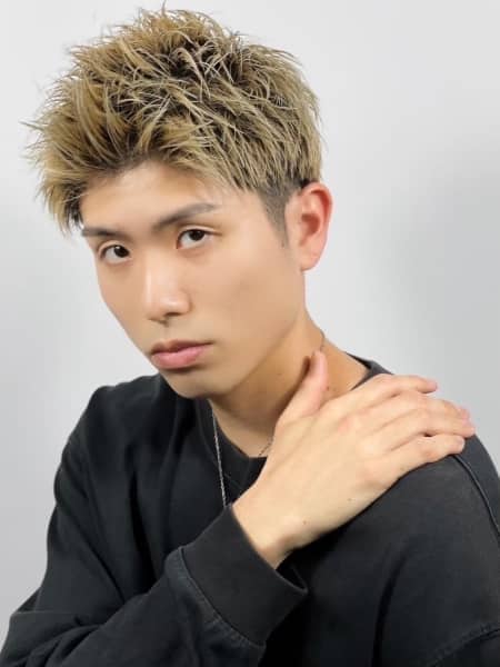 ハイトーン×スパイキーショート〈理容室〉