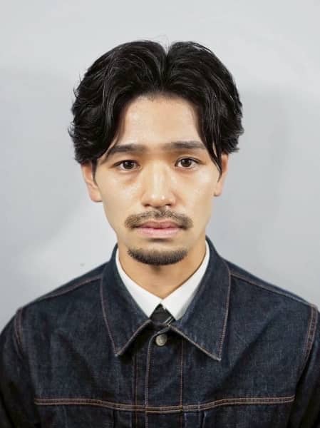 大人にハマるナチュラルセンターパート
