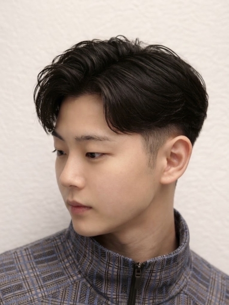 韓国風センターパートショート