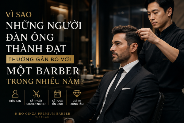 Vì sao những người đàn ông thành đạt thường gắn bó với một barber trong nhiều năm?