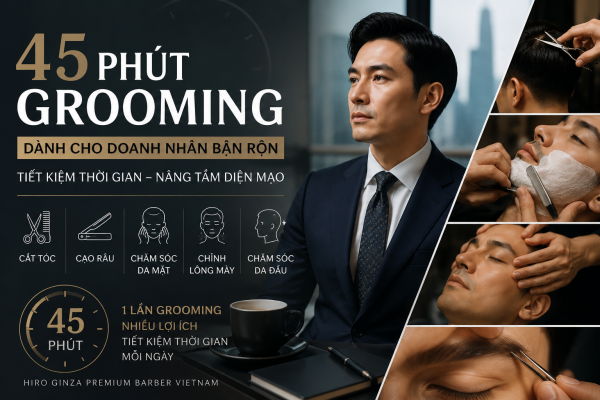 45 phút chăm sóc diện mạo dành cho những doanh nhân bận rộn