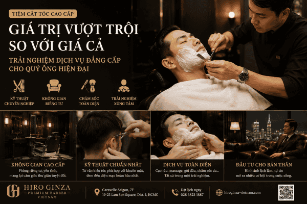 Tiệm cắt tóc cao cấp có thật sự xứng đáng với số tiền bạn bỏ ra?