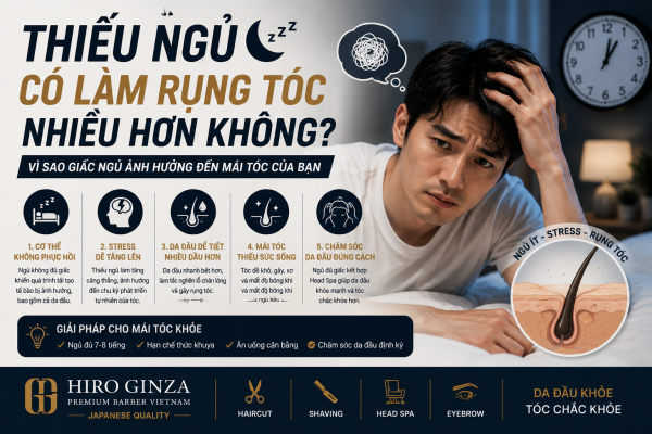 Thiếu ngủ có làm rụng tóc nhiều hơn không?