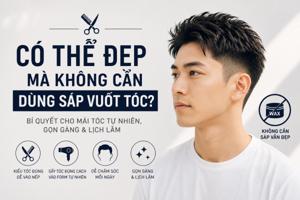 Có Thể Đẹp Mà Không Cần Dùng Sáp Vuốt Tóc Không?