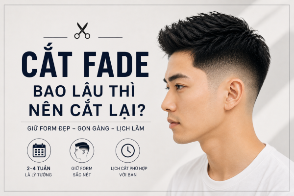 Cắt Fade Bao Lâu Thì Nên Cắt Lại?